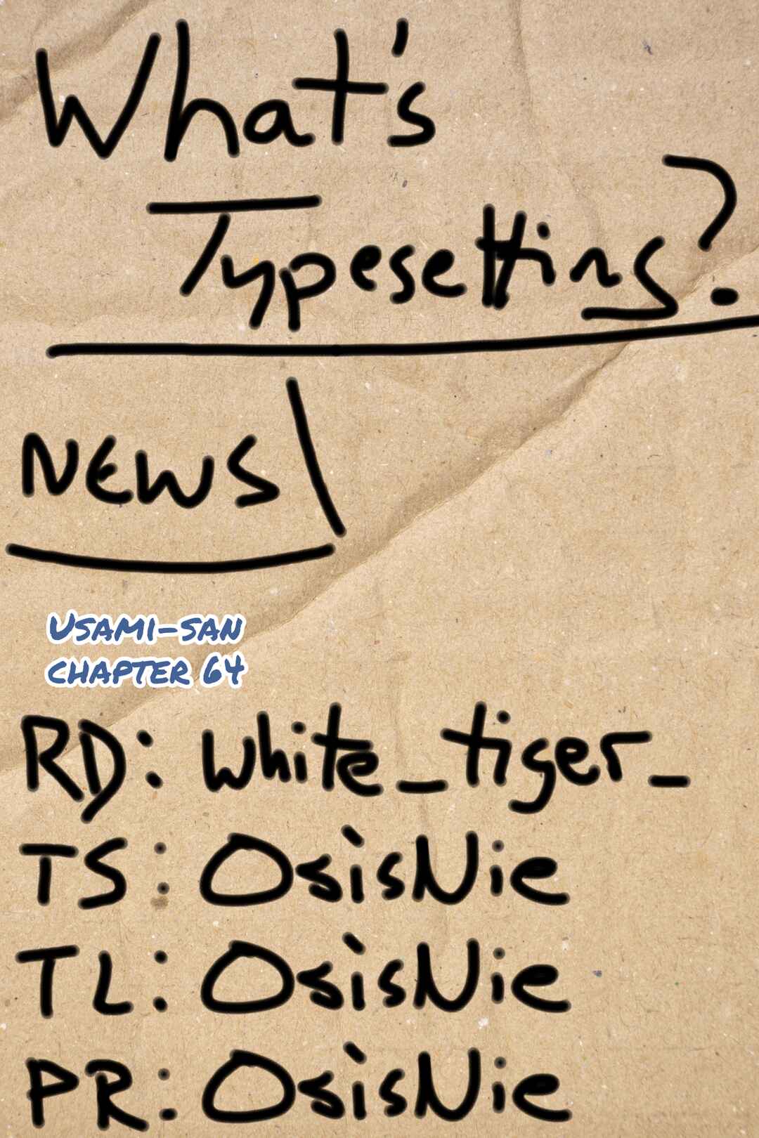 Page 9 Chapter 64 Usami-san wa Kamawaretai!