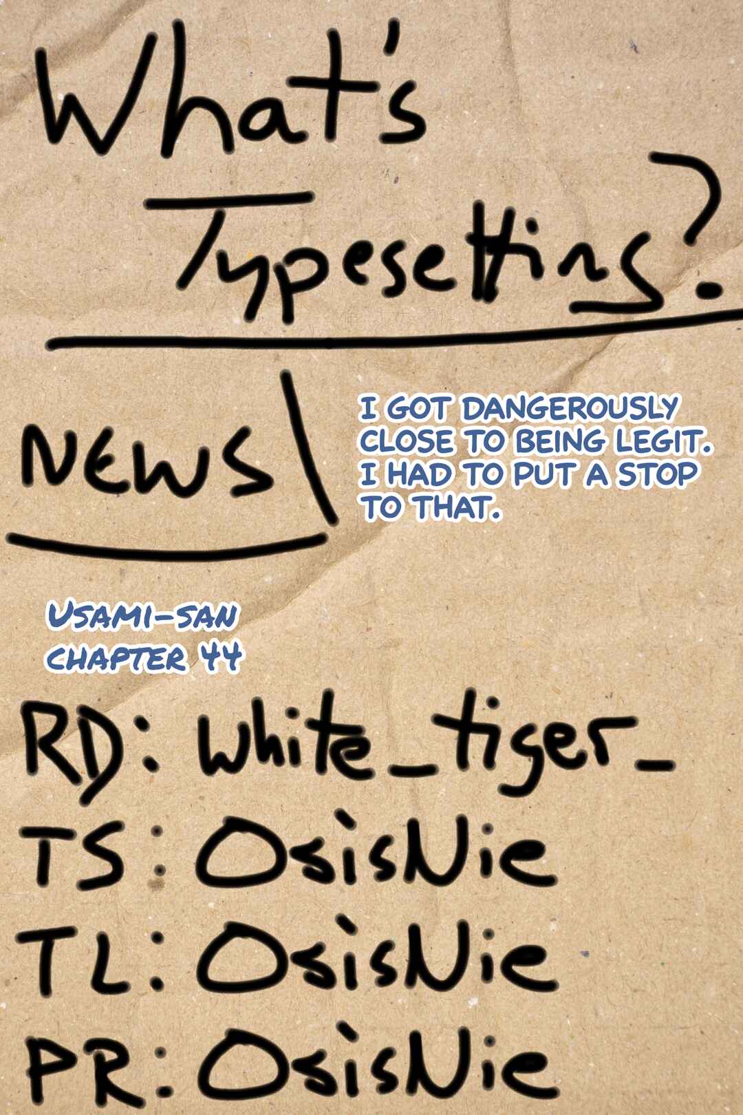 Page 10 Chapter 44 Usami-san wa Kamawaretai!