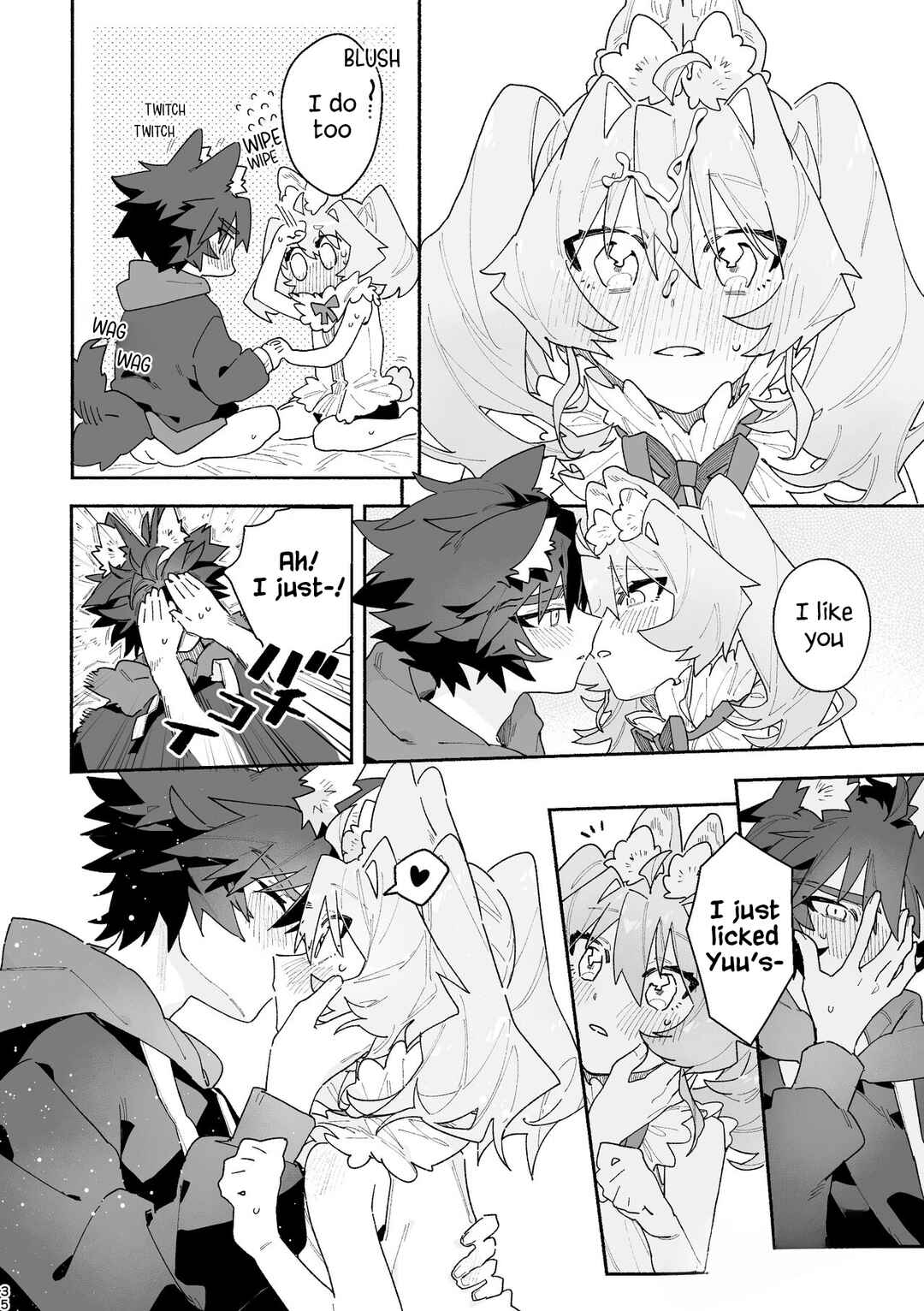 Page 33 Chapter Unknown_d900 Otoko ga Uke - Rabbit-chan X Wolf-kun