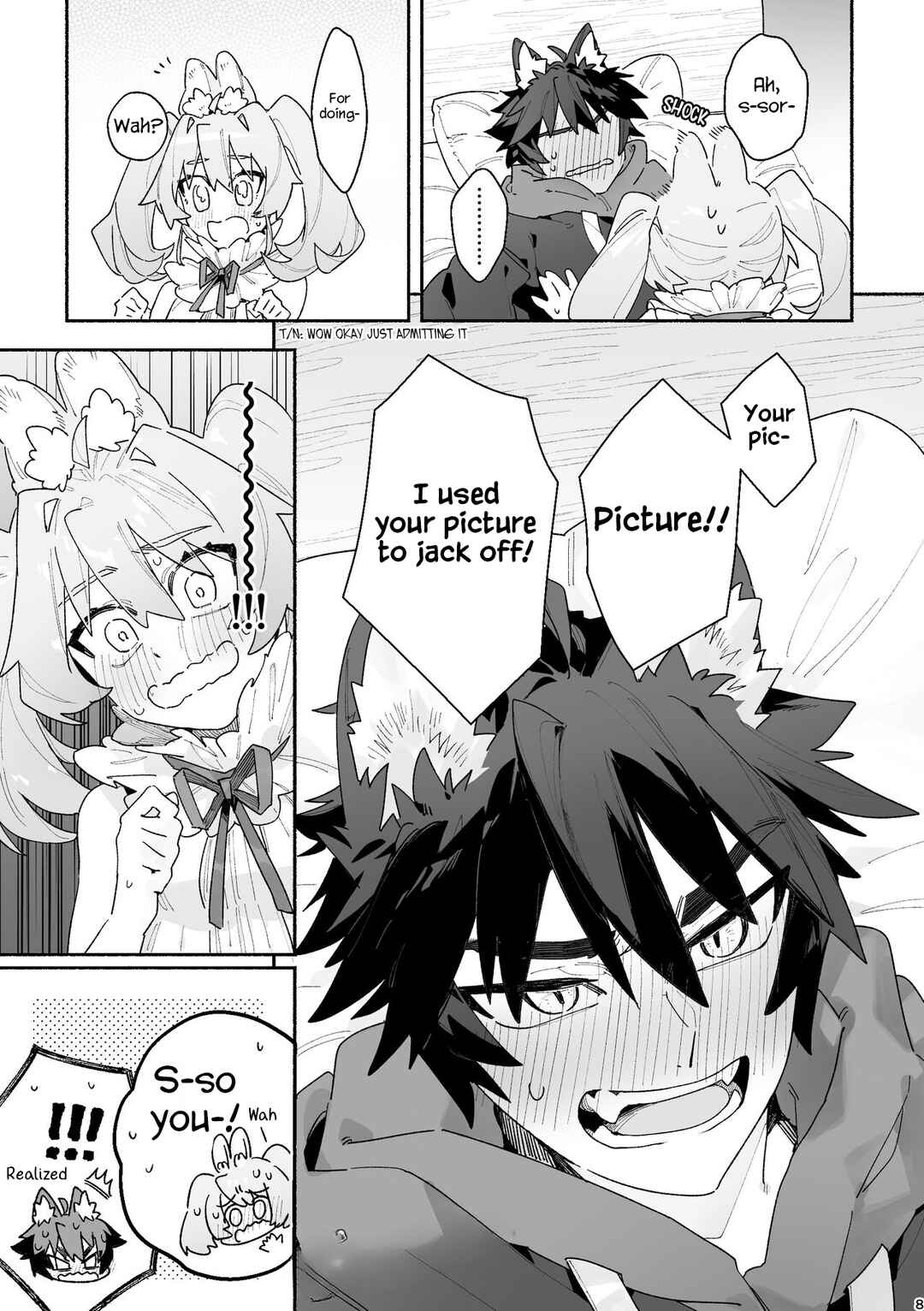 Page 7 Chapter Unknown_d900 Otoko ga Uke - Rabbit-chan X Wolf-kun