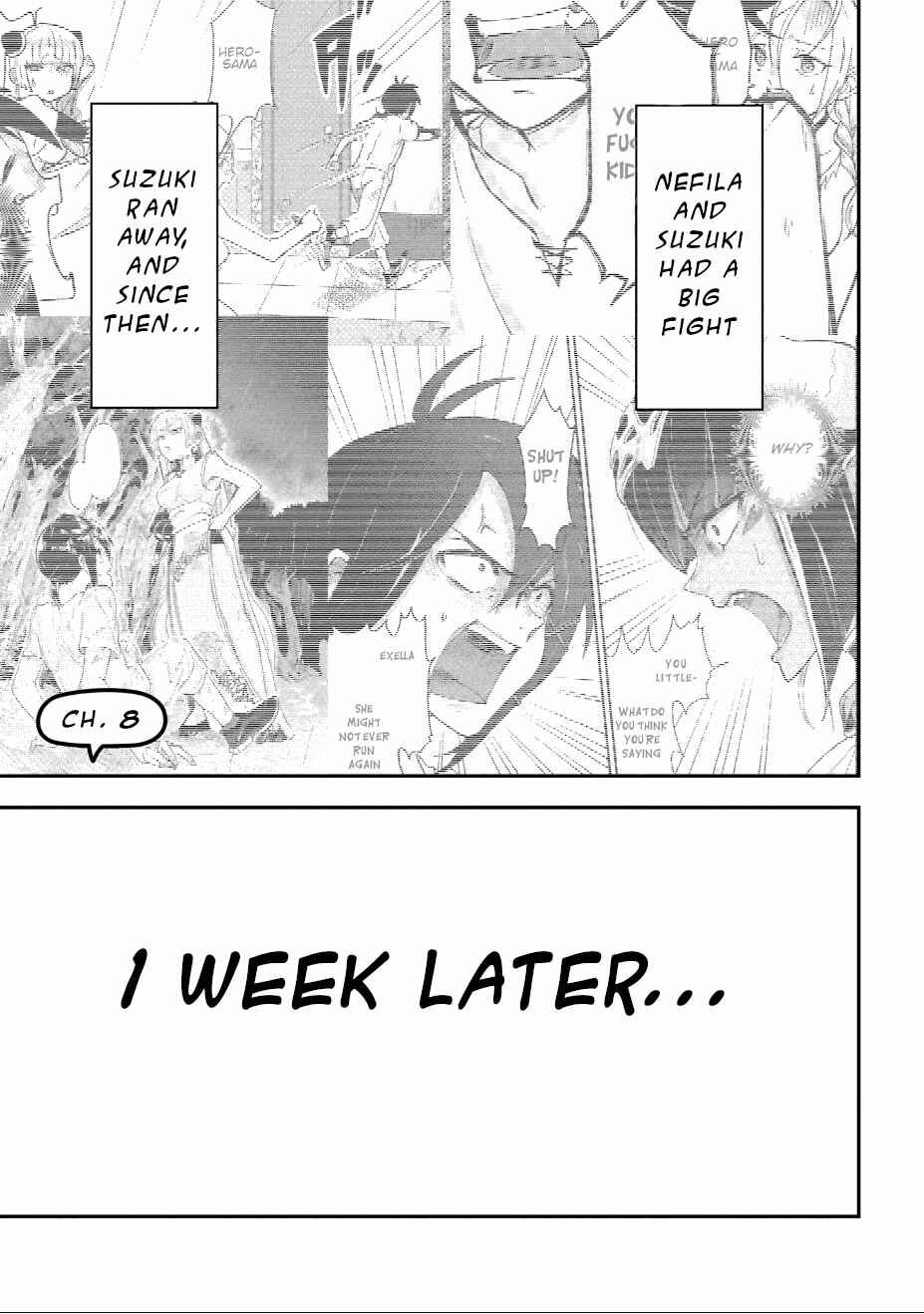 Page 1 Chapter 8 Zangyaku Sugiru Isekai demo Suzuki wa Kawaii