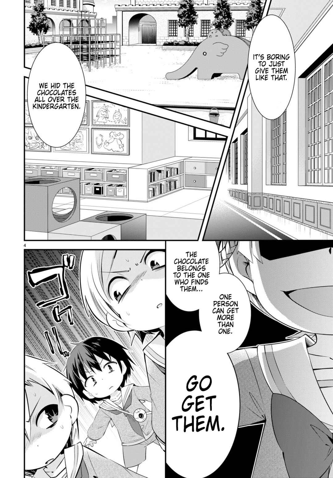 Page 4 Chapter 13 Otome Game Youchien wa Mobu ni Kibishii Youchiendesu
