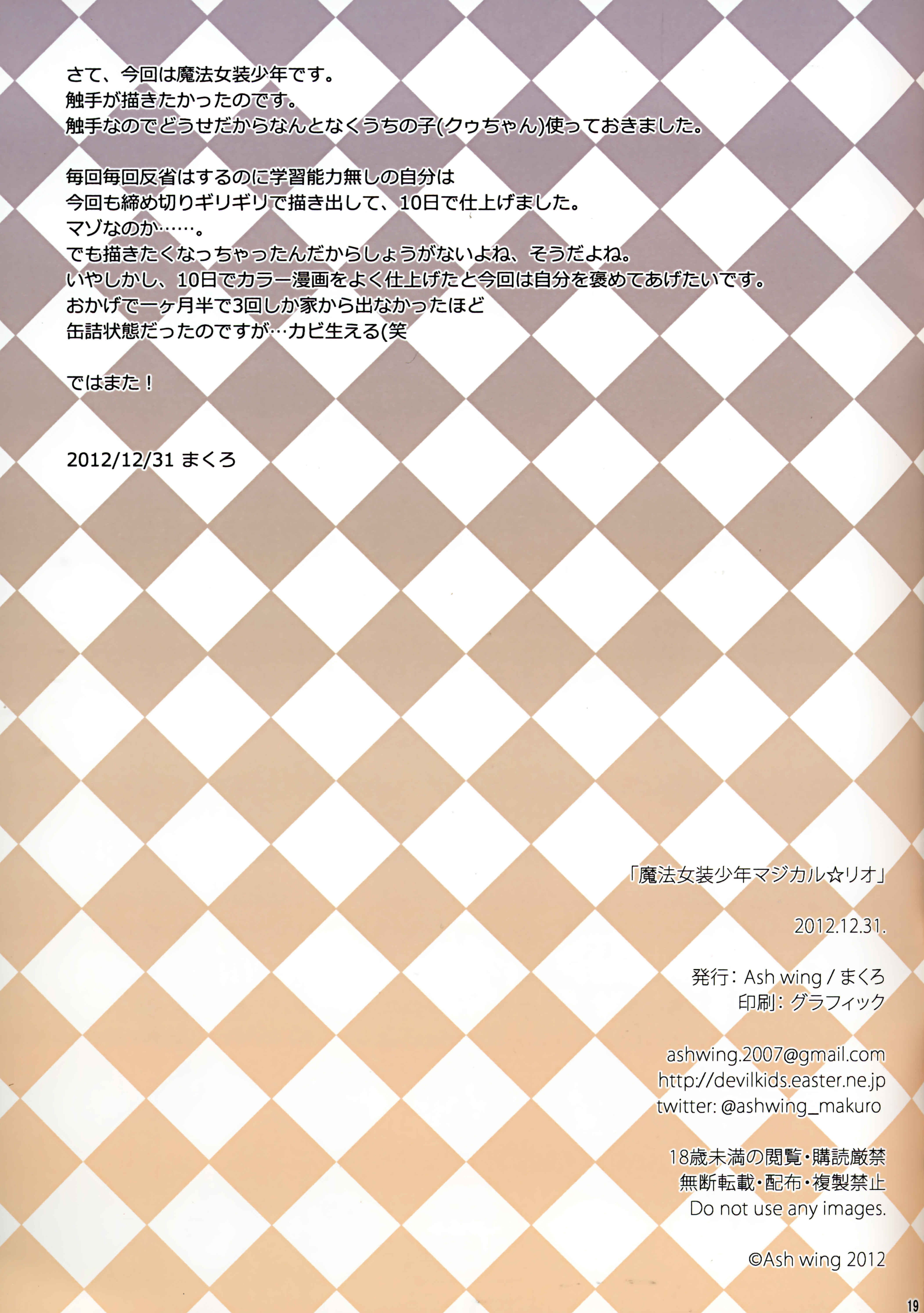 Page 19 Chapter 1 Mahou Josou Shounen Magical☆Rio