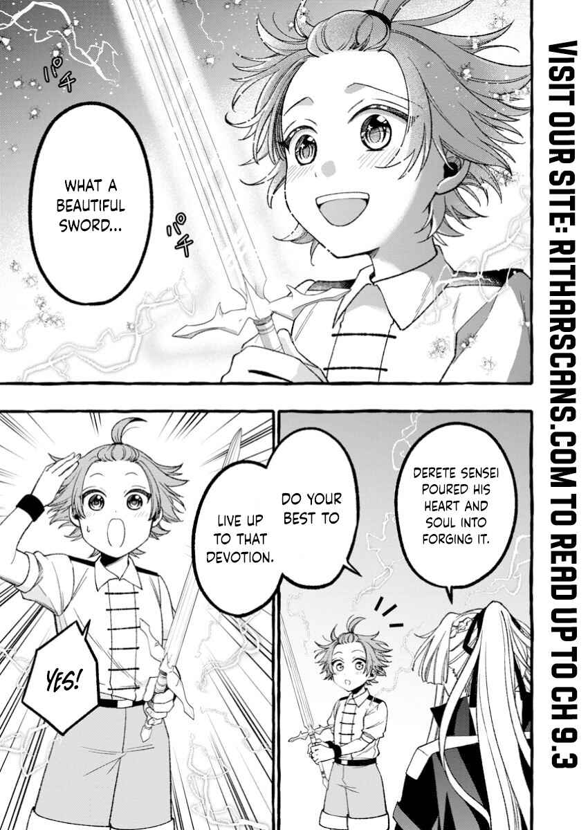 Page 9 Chapter 3.3 Tsuihou Sareta Ossan Kajishi, Nazeka Densetsu no Daimyouko ni Naru ~Mukashi Omocha no Buki o Tsukutteageta Kodomotachi ga Zenin Eiyuu ni Natteita~