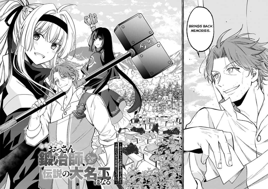 Page 3 Chapter 1 Tsuihou Sareta Ossan Kajishi, Nazeka Densetsu no Daimyouko ni Naru ~Mukashi Omocha no Buki o Tsukutteageta Kodomotachi ga Zenin Eiyuu ni Natteita~