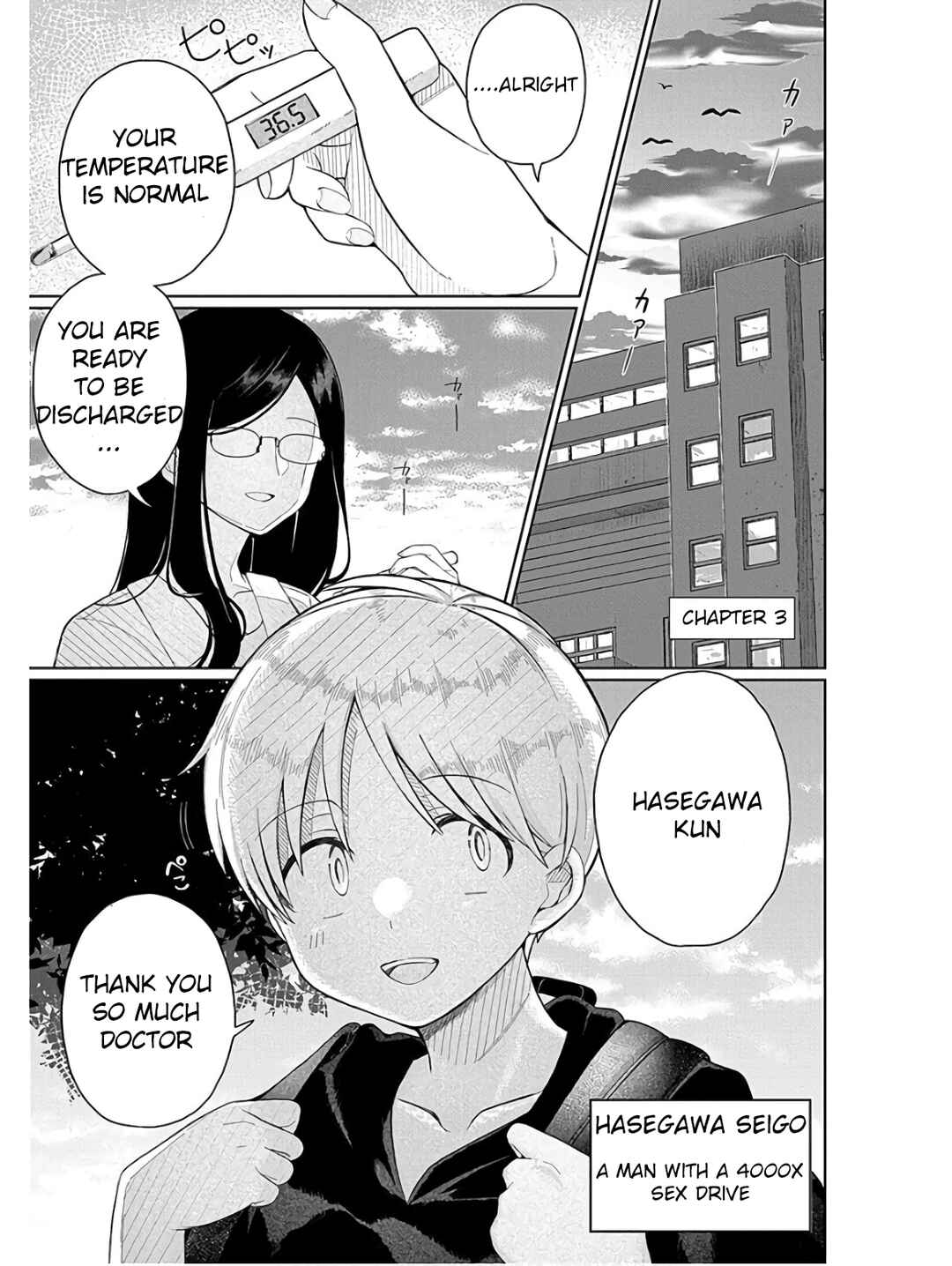 Page 1 Chapter 3 4000-bai no Otoko