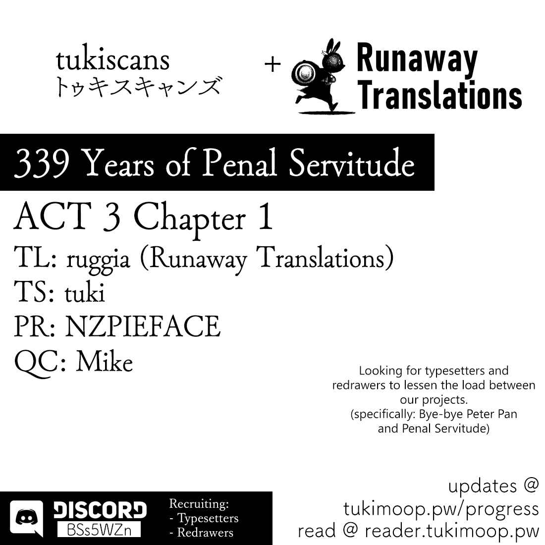 Page 33 Chapter 3.1 339 Years of Penal Servitude