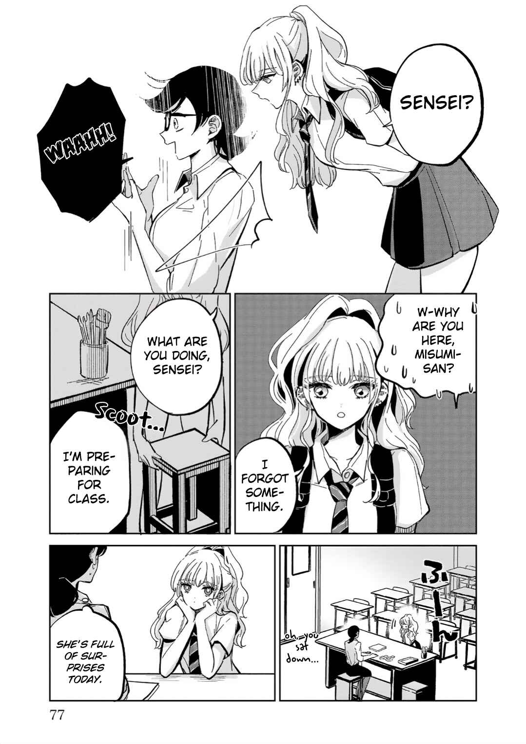 Page 11 Chapter 3 Oshiegoto - Doujin Kyoushi to Tensai Gyaru