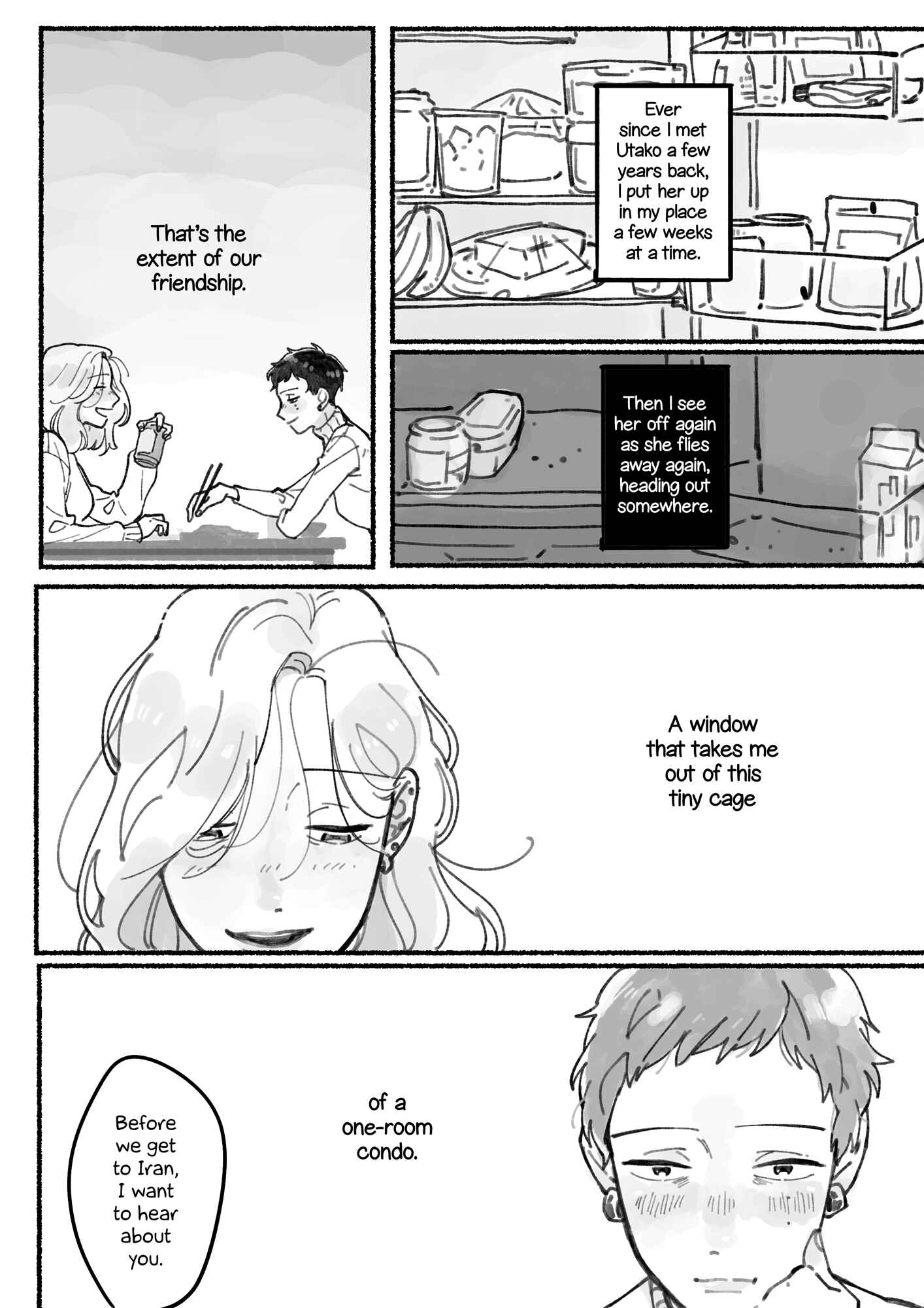 Page 12 Chapter 1 Tokidoki Kaette kuru Onna Tomodachi no Hanashi
