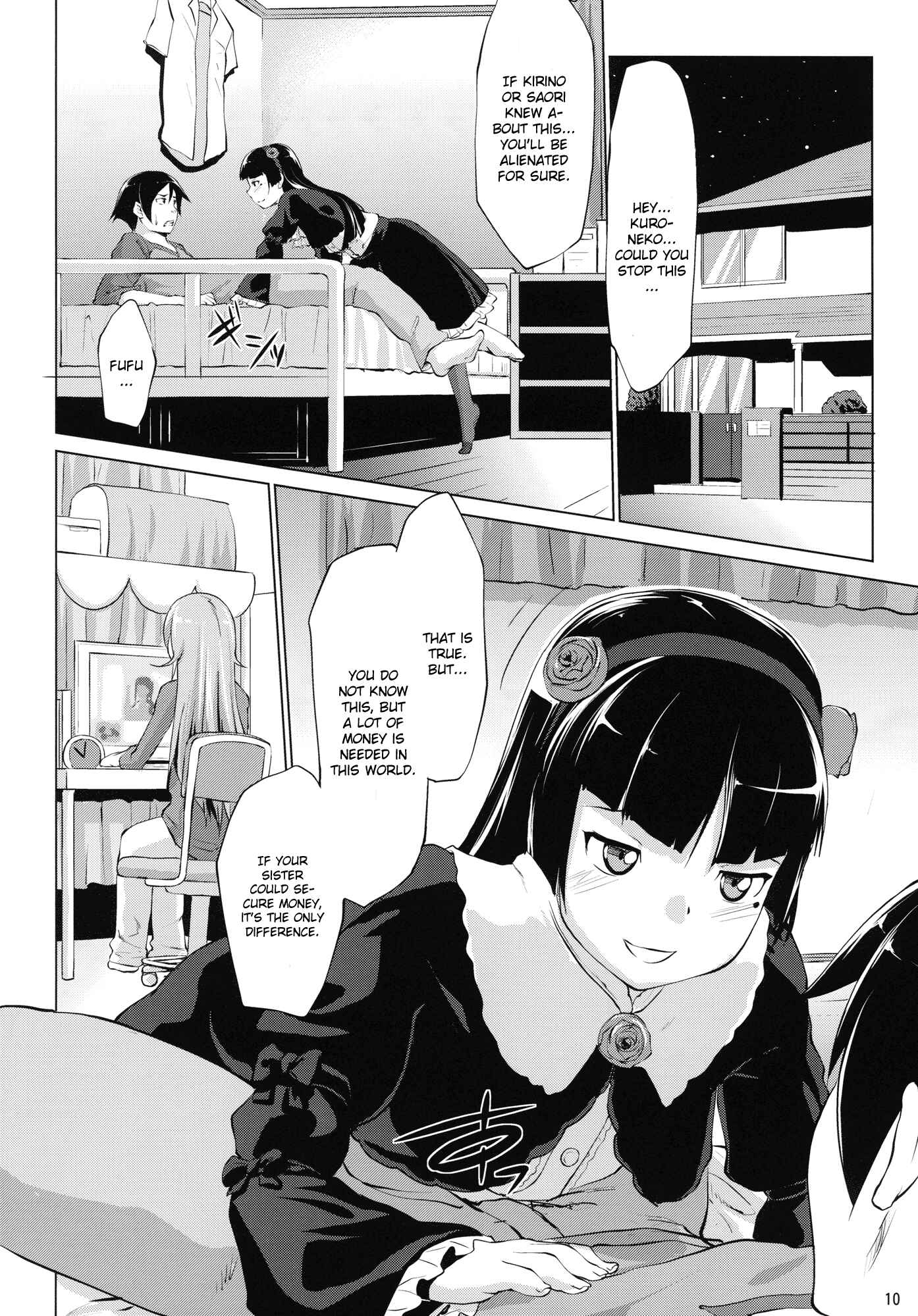 Page 10 Chapter Unknown_e4af Ore no Imouto ga Konna ni Kawaii Wake ga Nai - Ore no Kuroneko ga Konna ni Iyarashii Wake ga nai (Doujinshi)