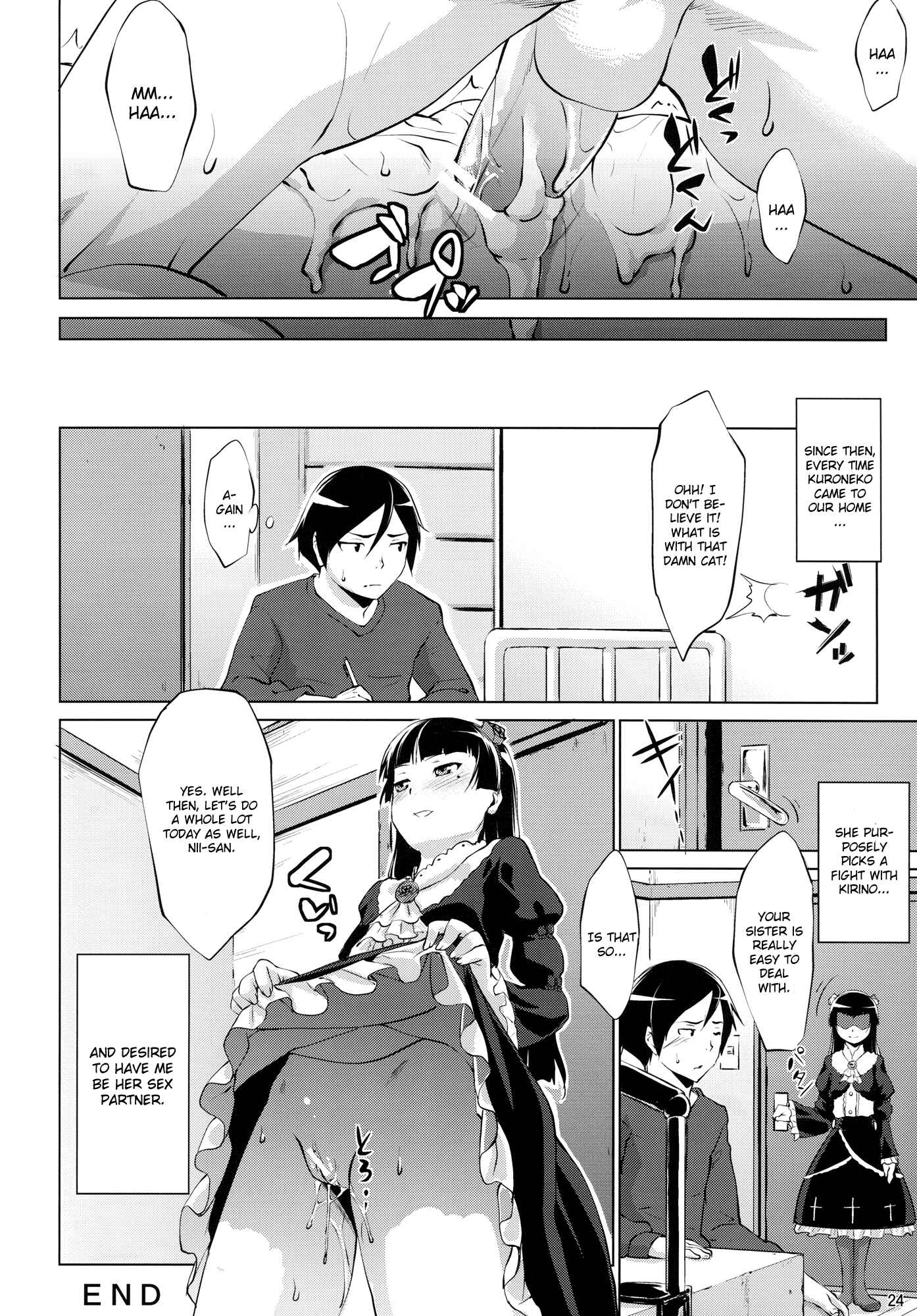 Page 24 Chapter Unknown_e4af Ore no Imouto ga Konna ni Kawaii Wake ga Nai - Ore no Kuroneko ga Konna ni Iyarashii Wake ga nai (Doujinshi)