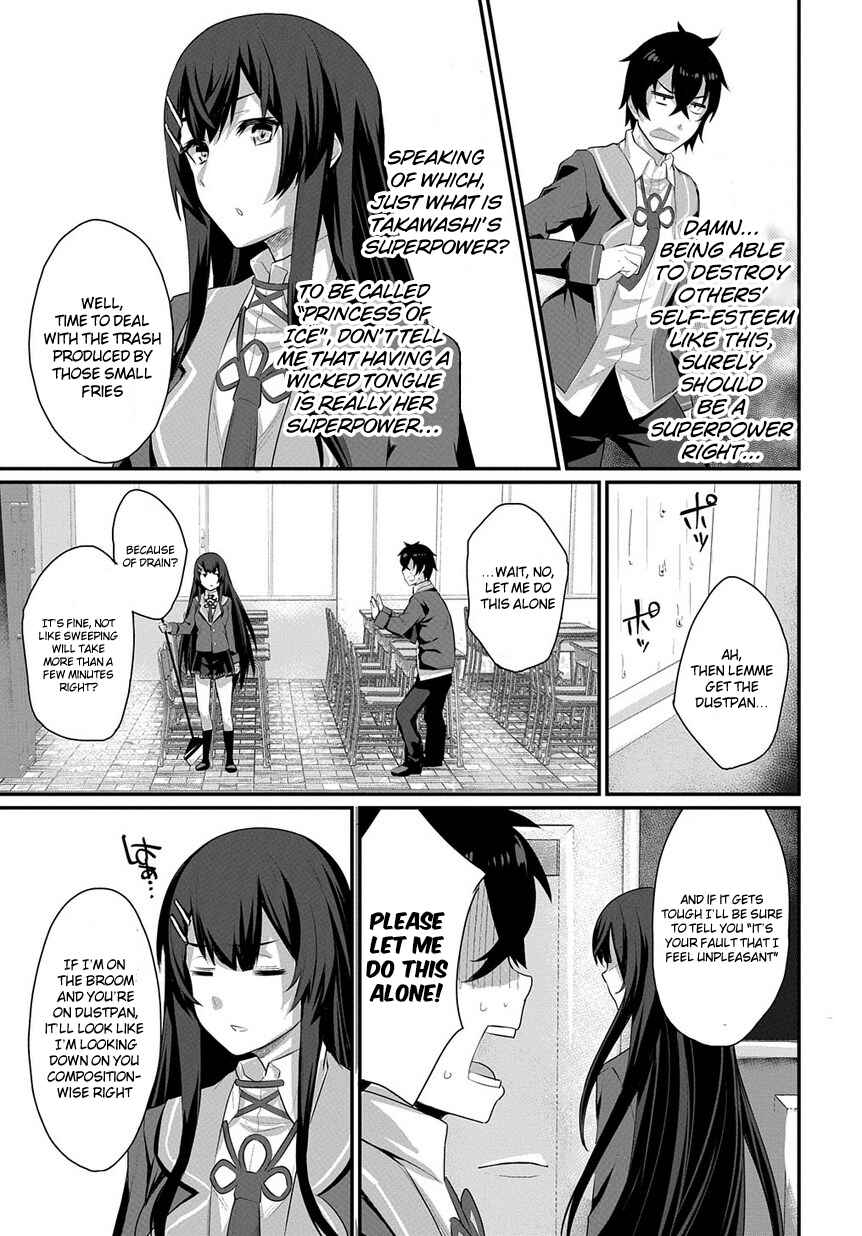 Page 9 Chapter 1.2 Butsuri-teki ni Koritsu Shiteiru Ore no Koukou Seikatsu