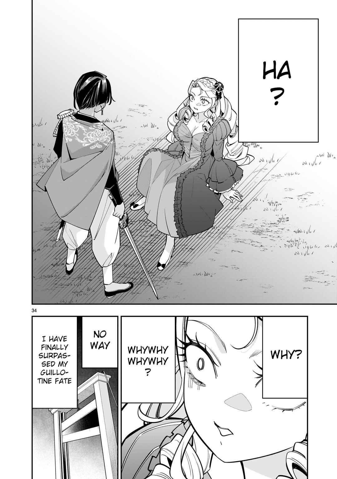 Page 34 Chapter 2 The Death Defying Princess Creates a Yuri Harem to Survive