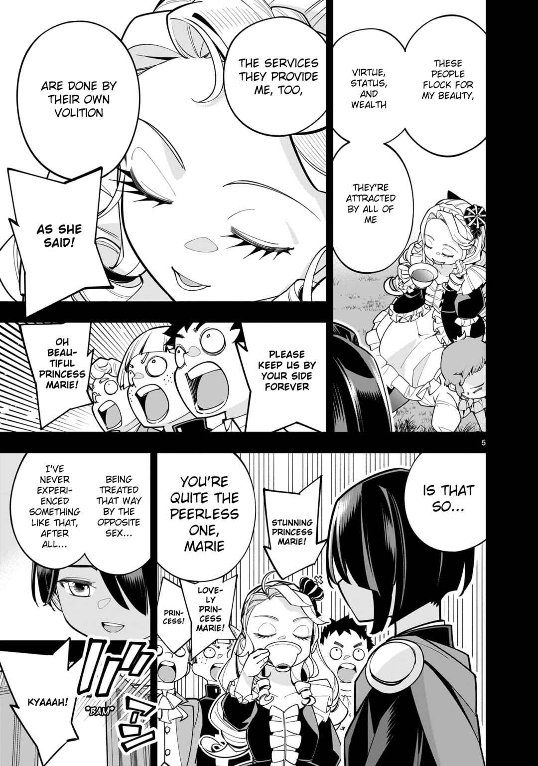 Page 5 Chapter 3 The Death Defying Princess Creates a Yuri Harem to Survive