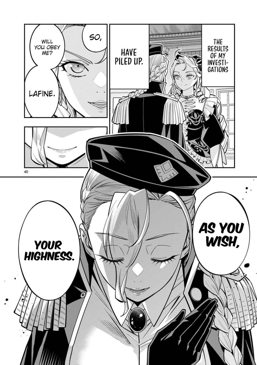 Page 40 Chapter 13 The Death Defying Princess Creates a Yuri Harem to Survive
