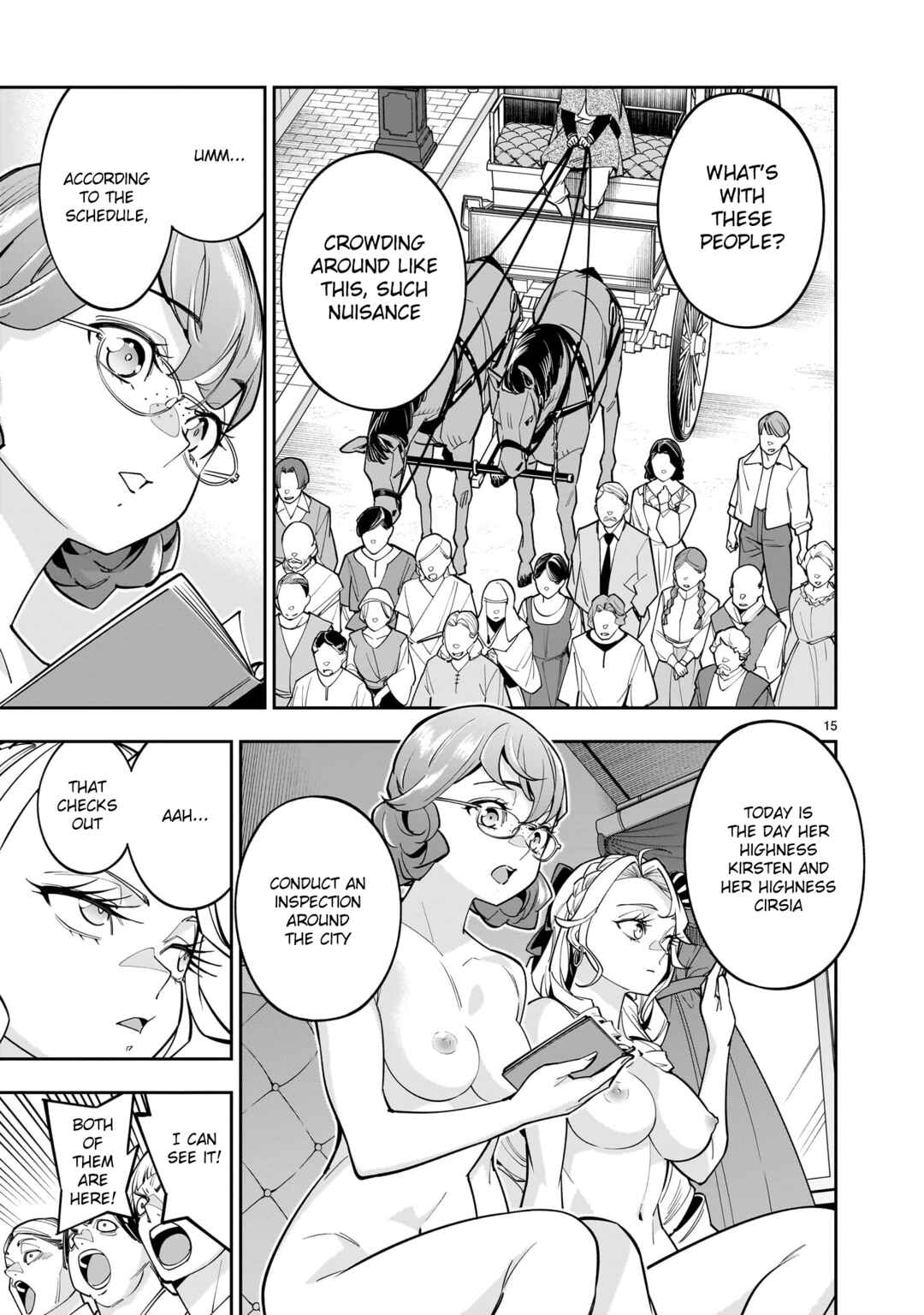Page 15 Chapter 5 The Death Defying Princess Creates a Yuri Harem to Survive