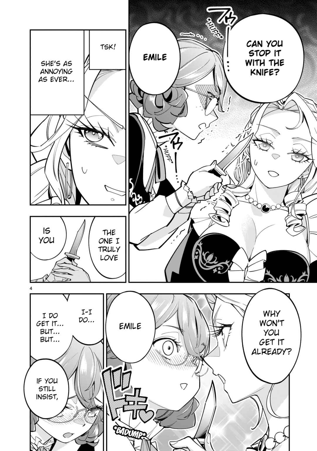 Page 4 Chapter 5 The Death Defying Princess Creates a Yuri Harem to Survive