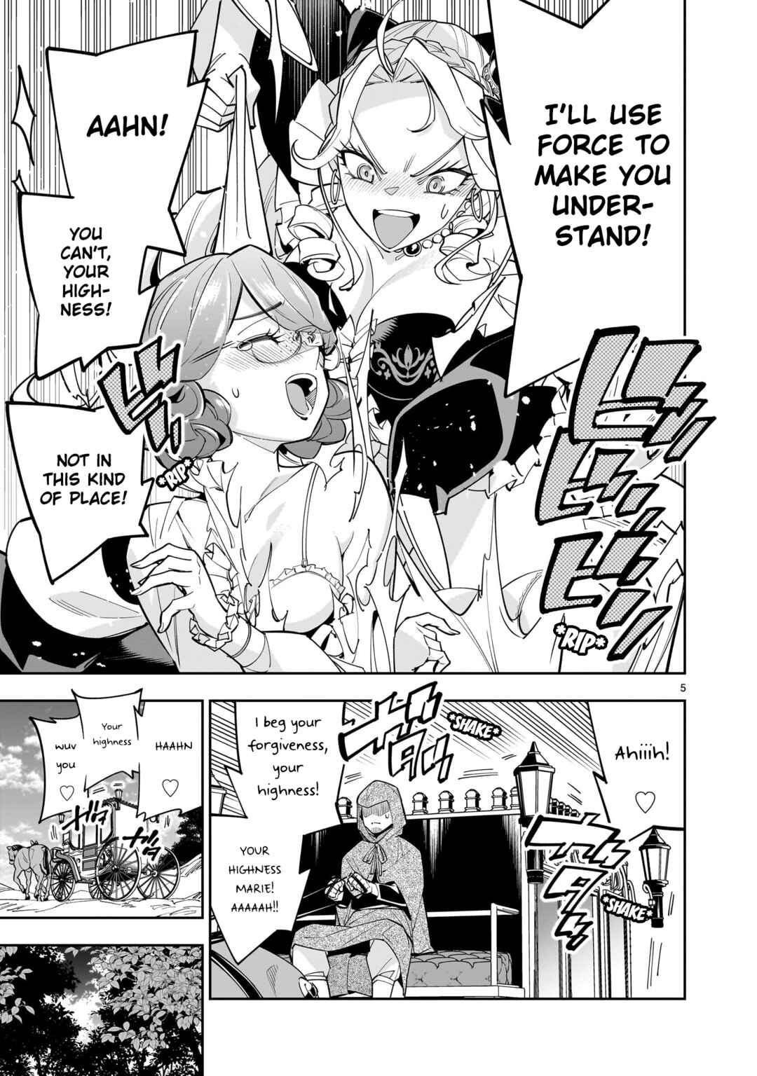 Page 5 Chapter 5 The Death Defying Princess Creates a Yuri Harem to Survive