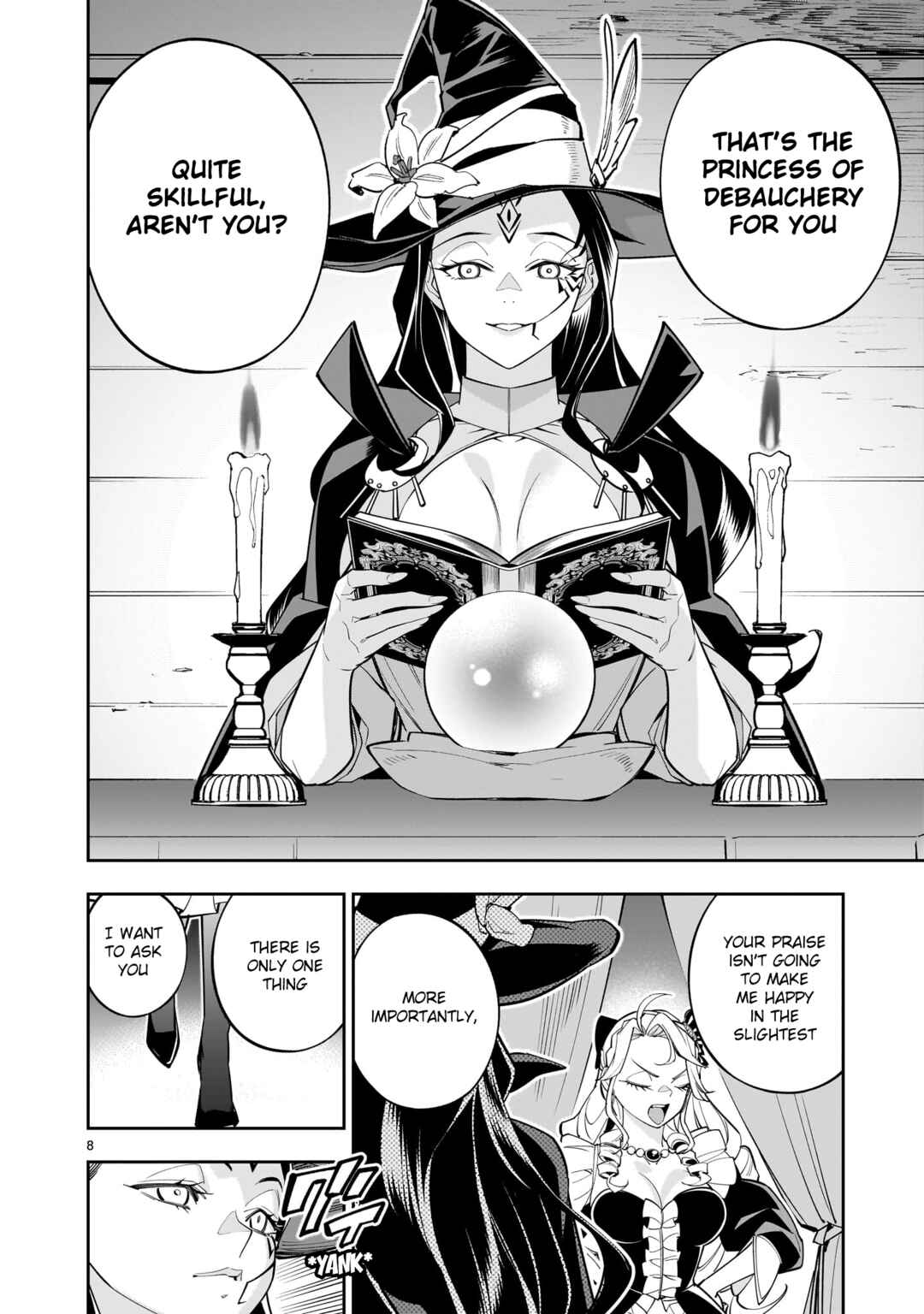 Page 8 Chapter 5 The Death Defying Princess Creates a Yuri Harem to Survive