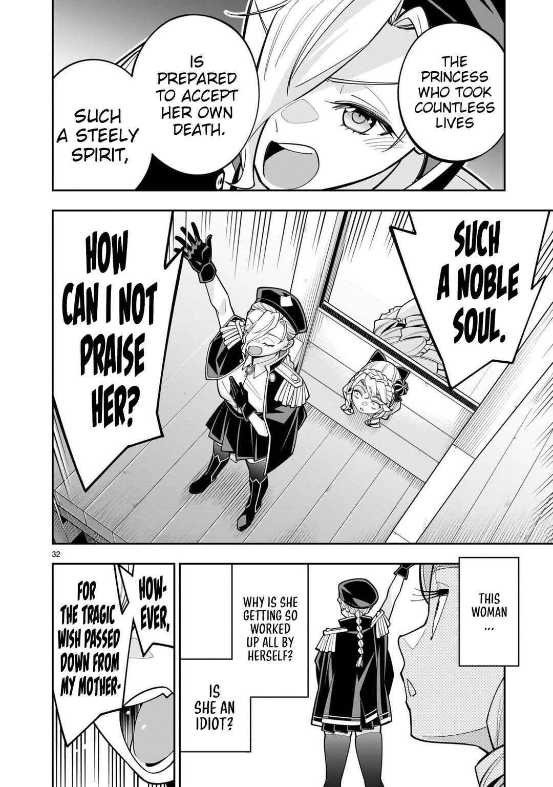 Page 32 Chapter 11 The Death Defying Princess Creates a Yuri Harem to Survive