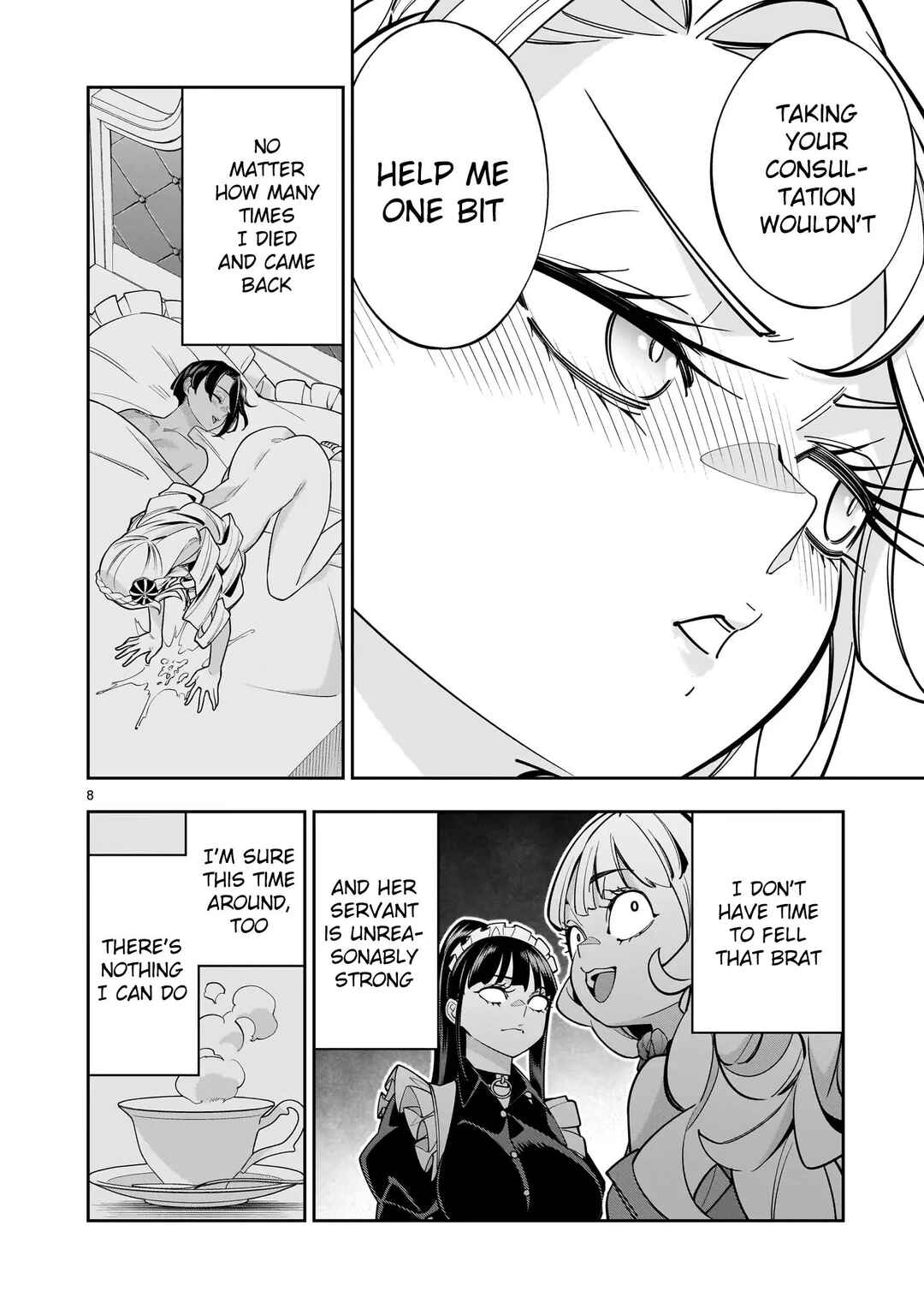 Page 8 Chapter 8 The Death Defying Princess Creates a Yuri Harem to Survive