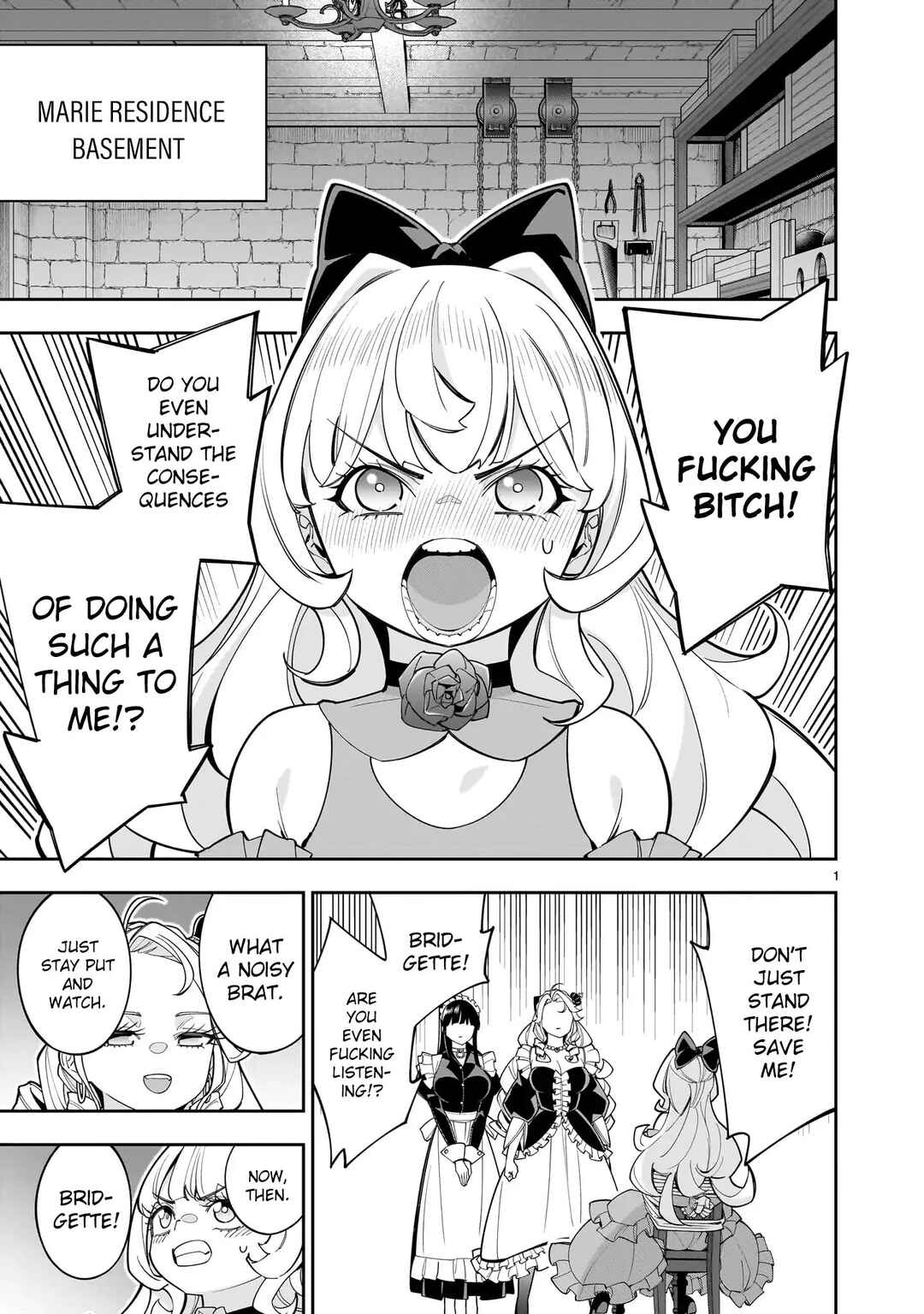 Page 1 Chapter 9 The Death Defying Princess Creates a Yuri Harem to Survive