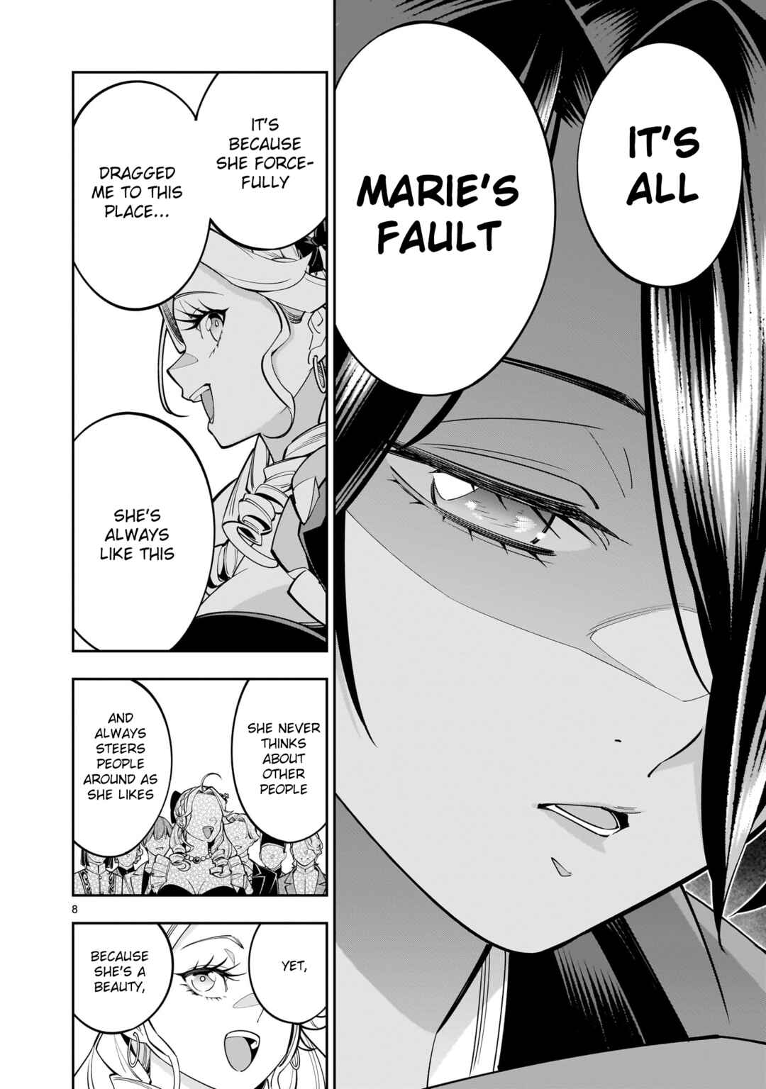 Page 8 Chapter 4 The Death Defying Princess Creates a Yuri Harem to Survive