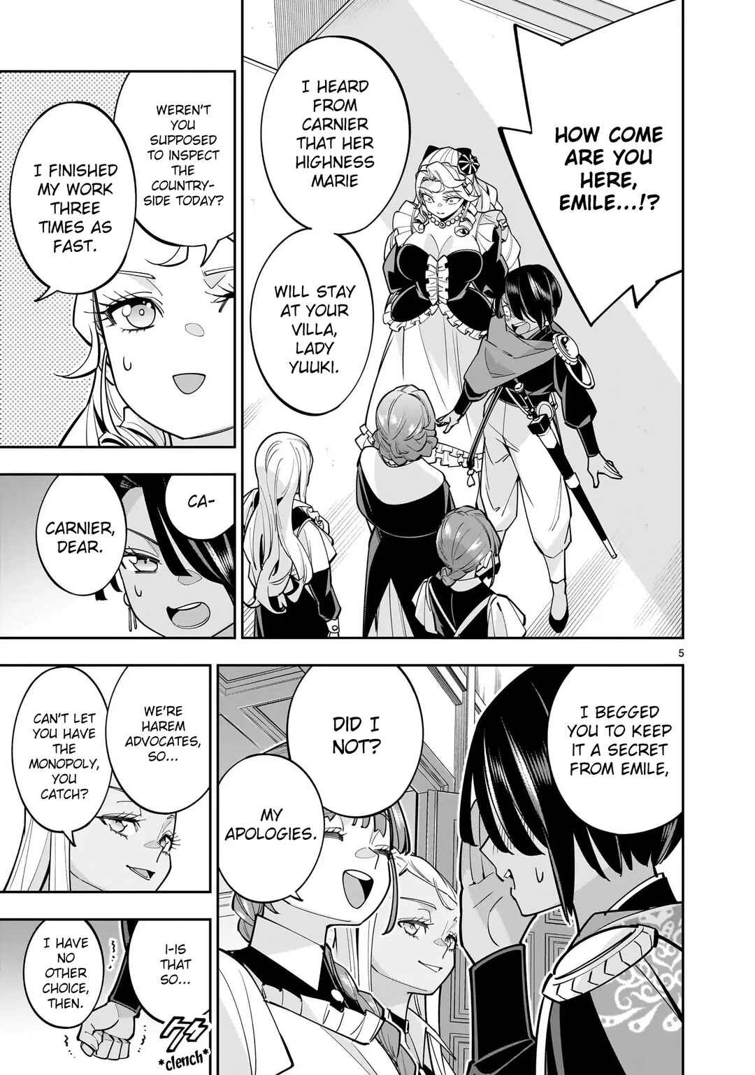 Page 5 Chapter 10 The Death Defying Princess Creates a Yuri Harem to Survive