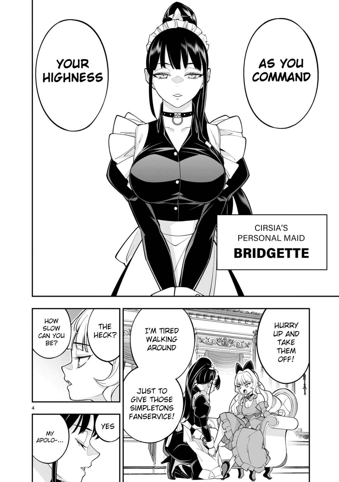 Page 4 Chapter 6 The Death Defying Princess Creates a Yuri Harem to Survive