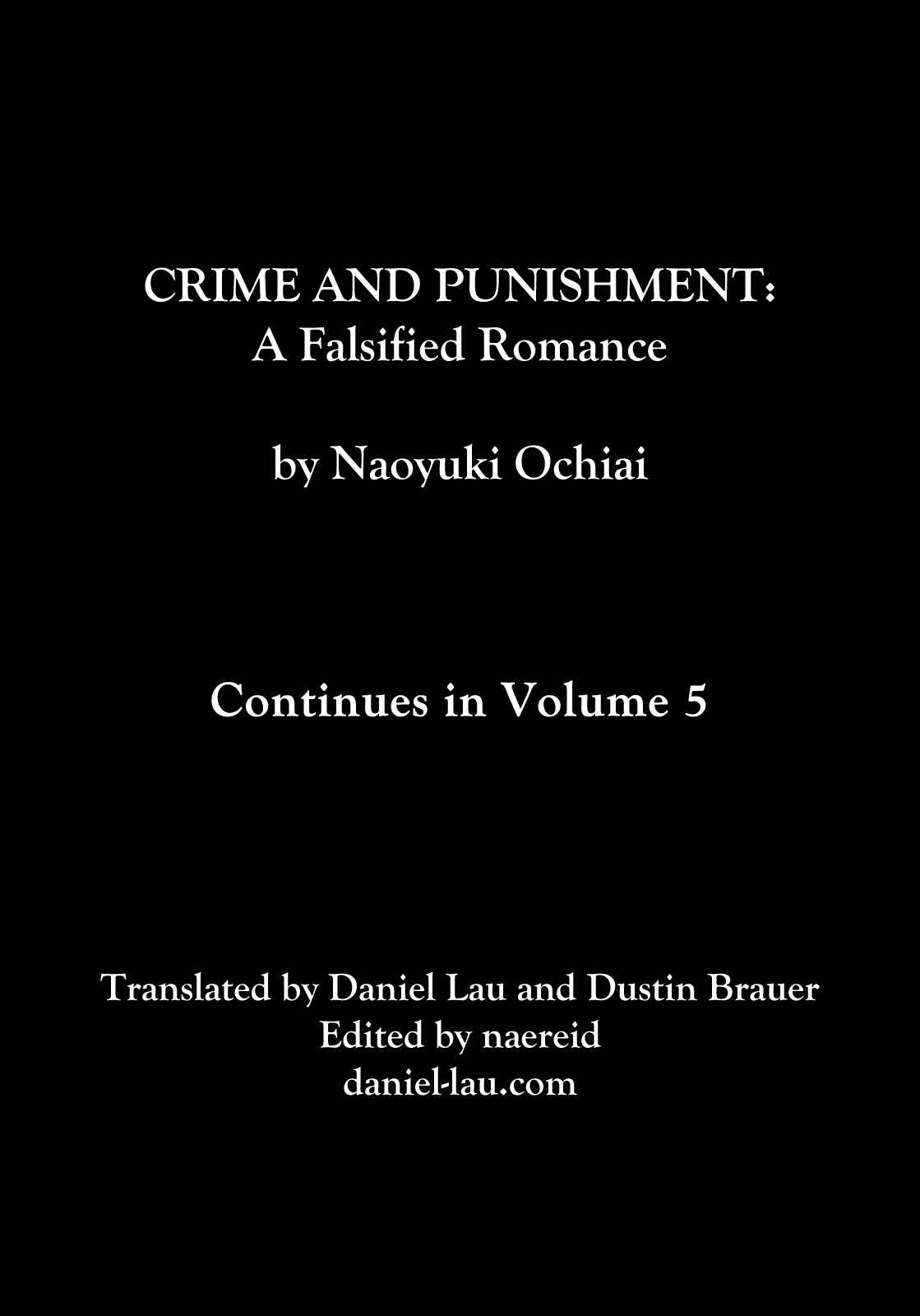 Page 19 Chapter 36 Crime and Punishment: A falsified romance