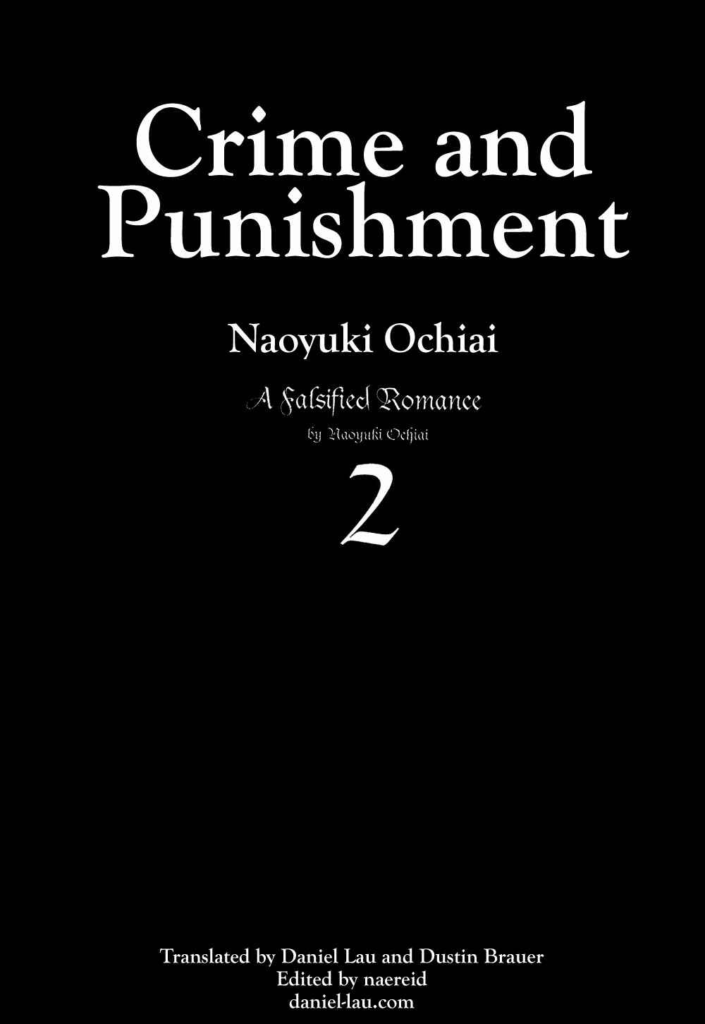 Page 2 Chapter 10 Crime and Punishment: A falsified romance