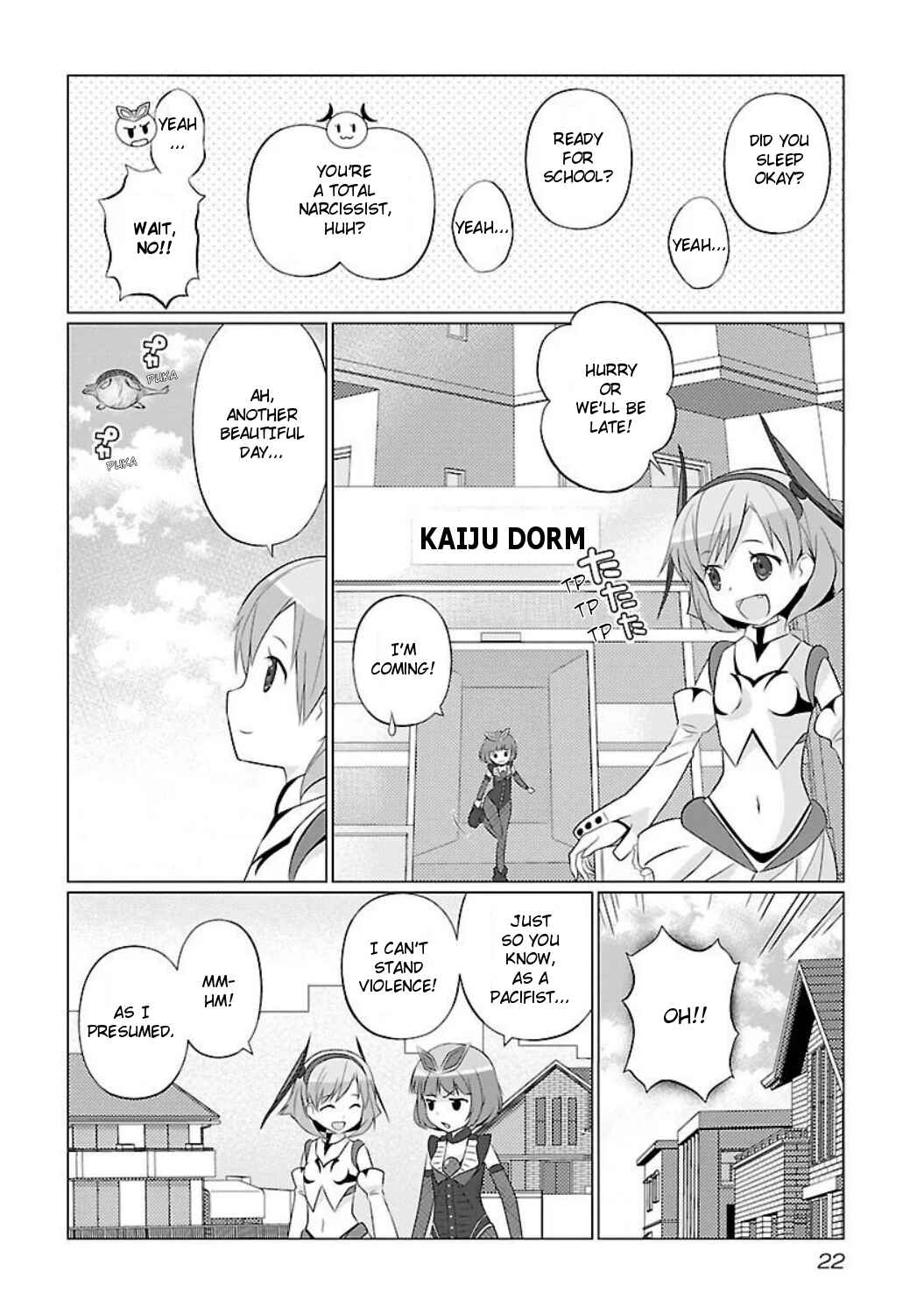 Page 2 Chapter 2 Ultra Kaiju Humanization Project feat.POP Comic code