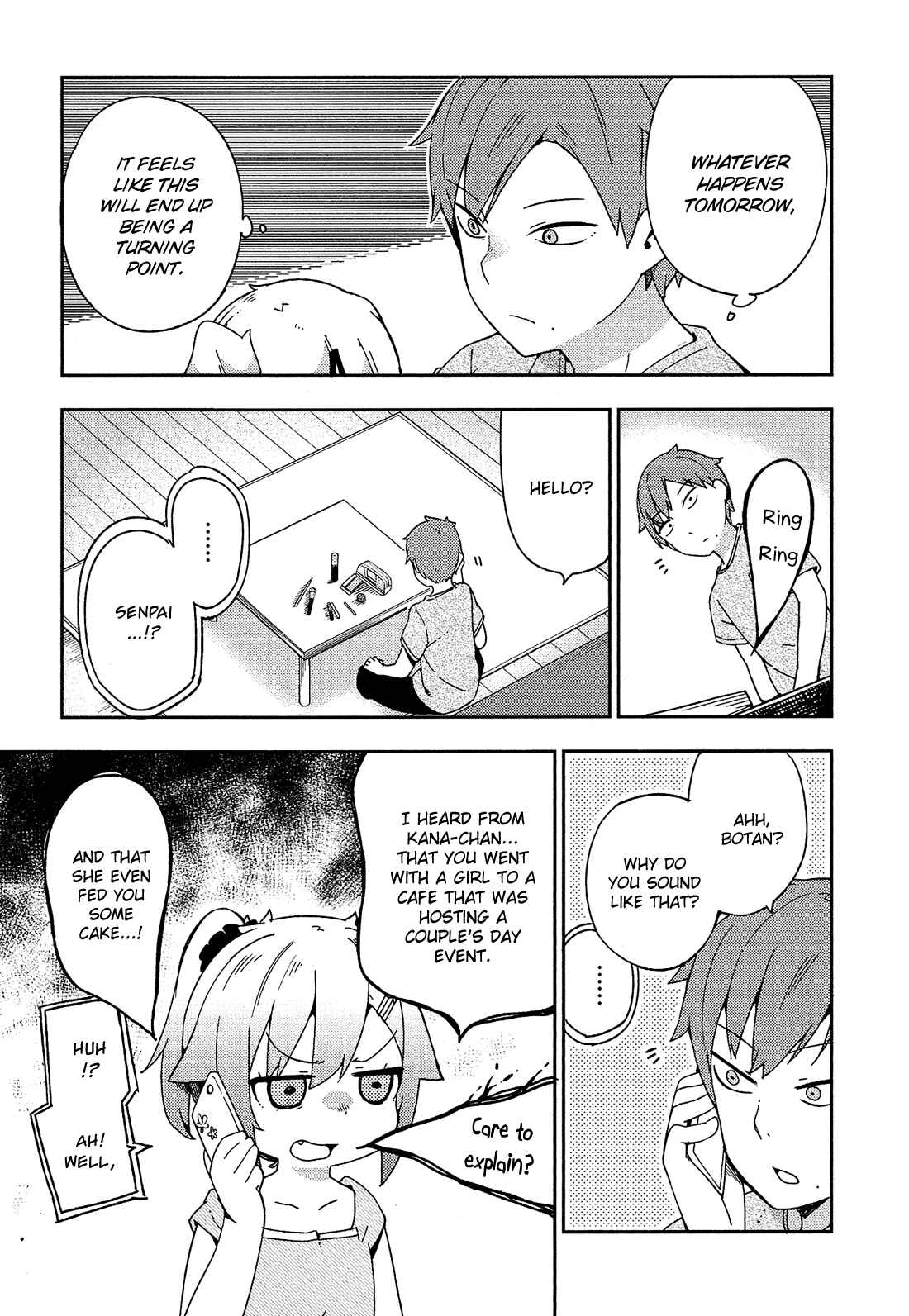 Page 16 Chapter 27 Ookami Shounen wa Kyou mo Uso wo Kasaneru