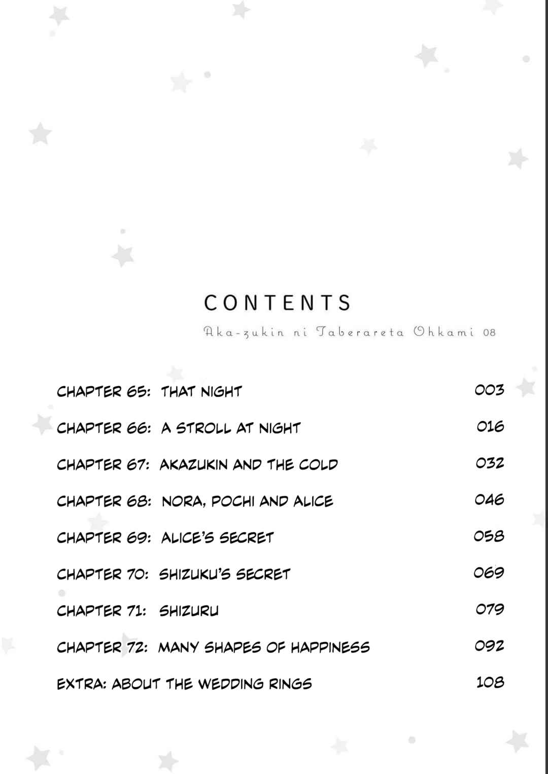 Page 2 Chapter 65 Akazukin ni Taberareta Ookami