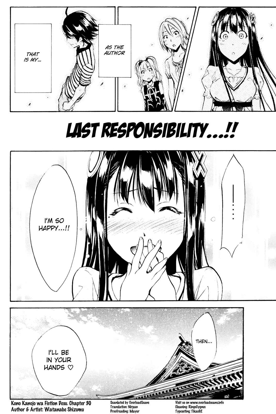 Page 19 Chapter 30 Kono Kanojo wa Fiction desu.