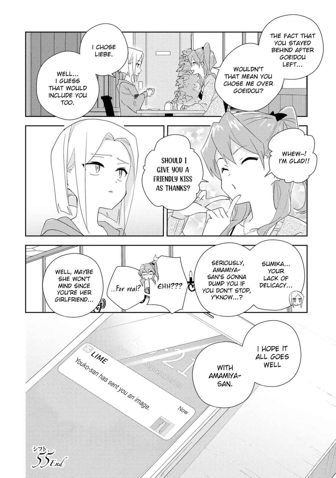 Page 36 Chapter 55 Watashi no Yuri wa Oshigoto desu!
